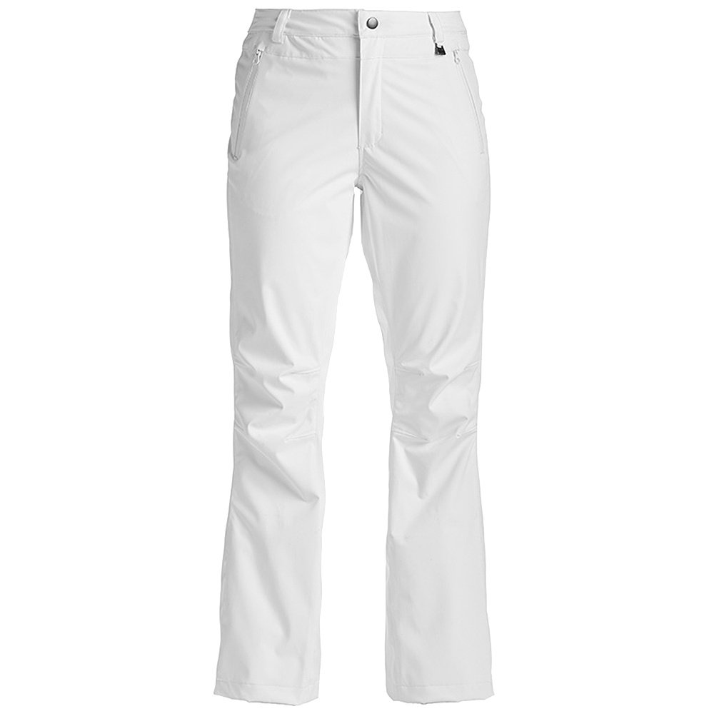white soft shell ski pants