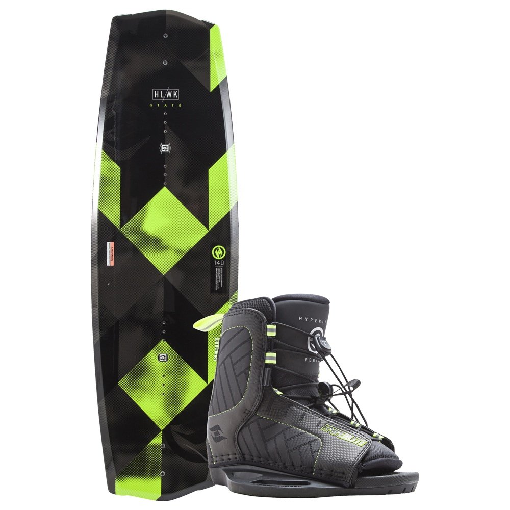 Hyperlite State Jr. 125 Wakeboard Package (Kids') Peter Glenn