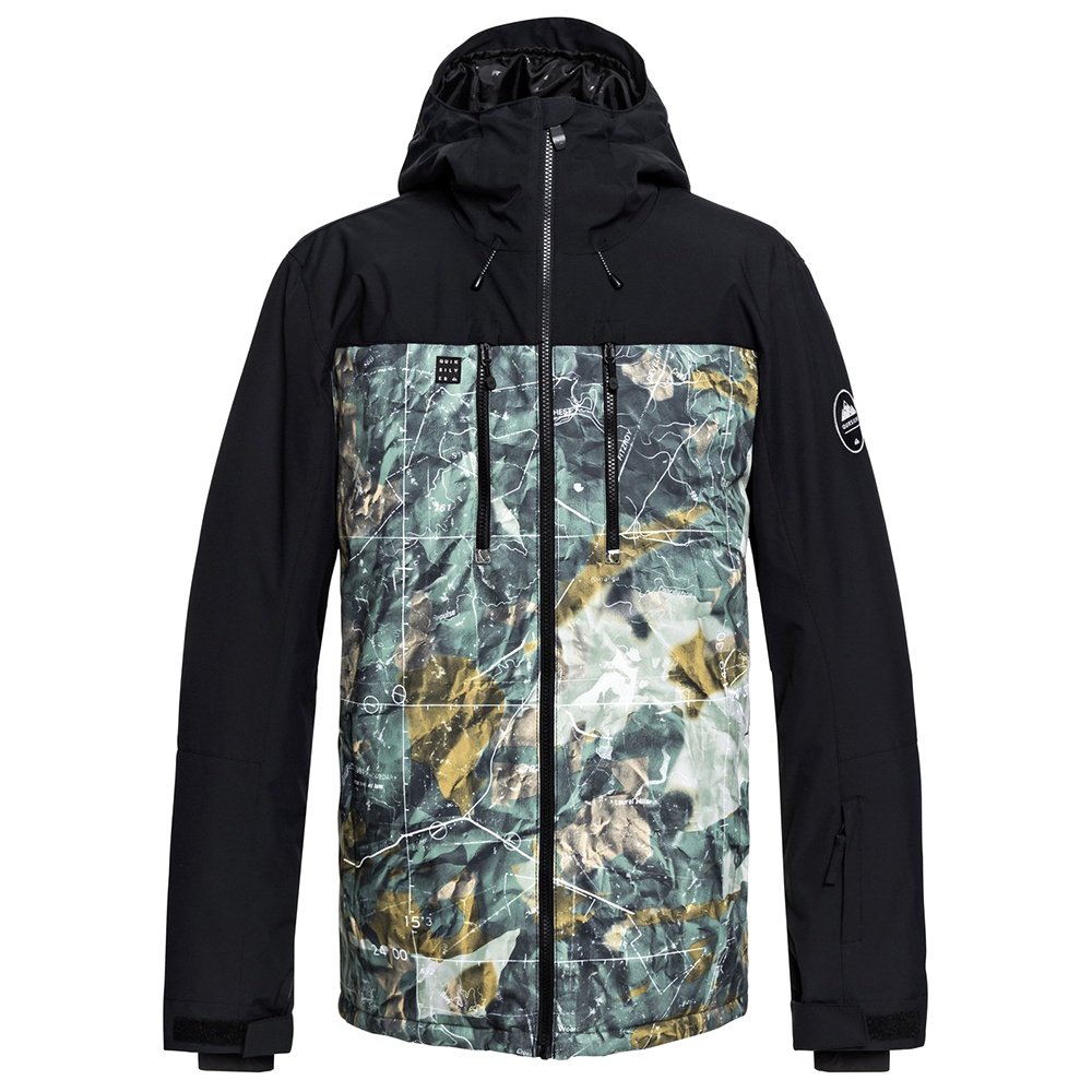 quiksilver block ski jacket mens