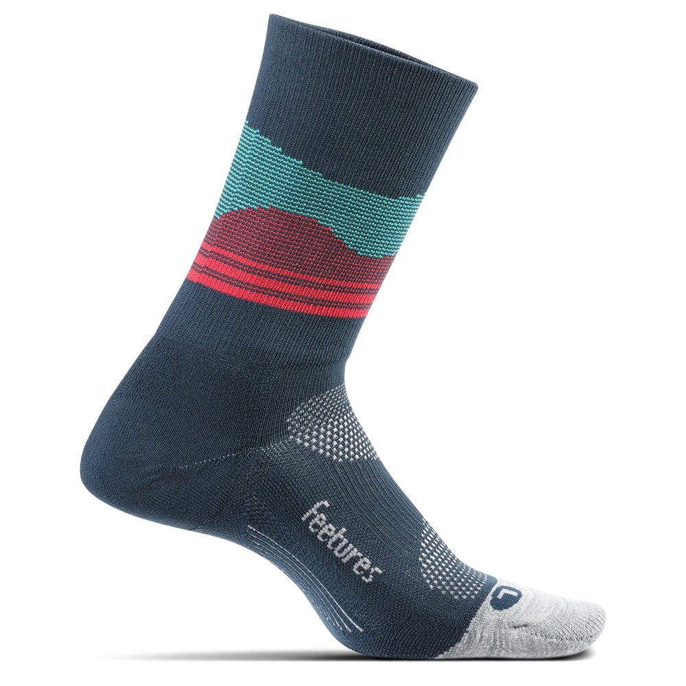 Feetures Elite Light Cushion Mini Crew Running Sock (Men's) Run Appeal