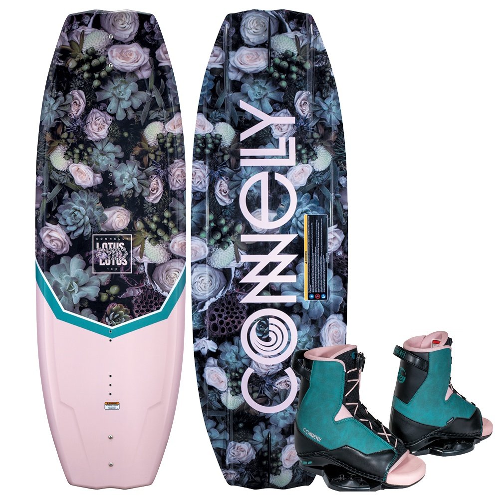 Connelly Lotus Wakeboard with Karma L/XL Boot (Women's) Peter Glenn