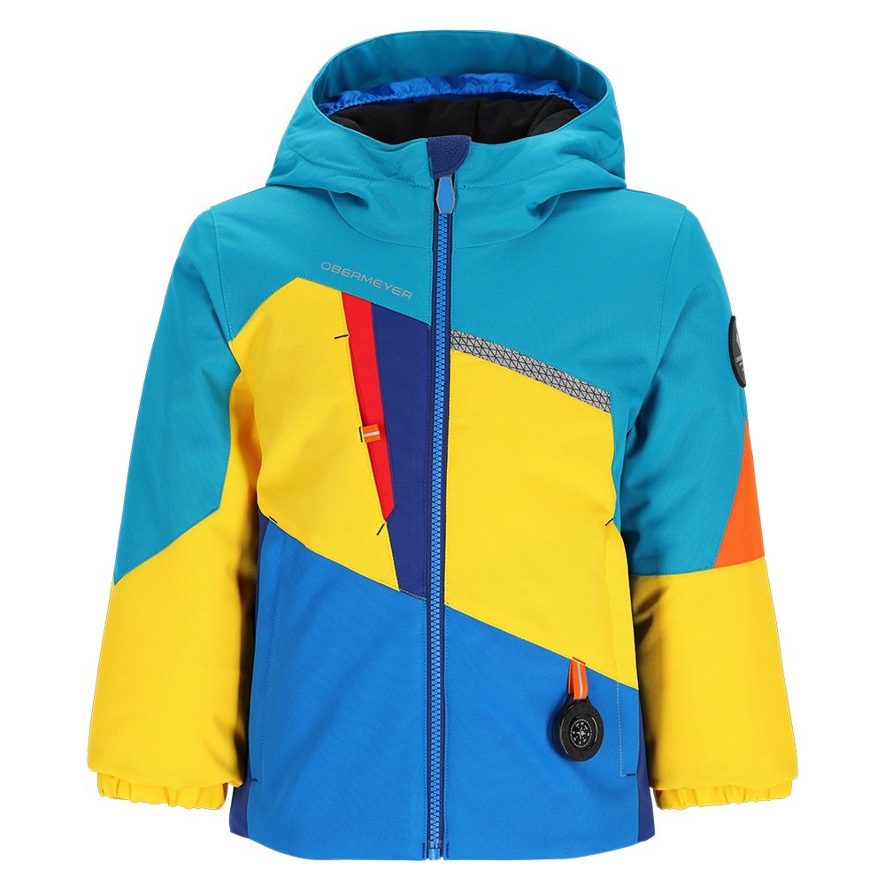 Wantdo Girls' Windproof & Waterproof Ski Jacket – Warm Winter Snow Coat With Hood, Size 14/16 In White