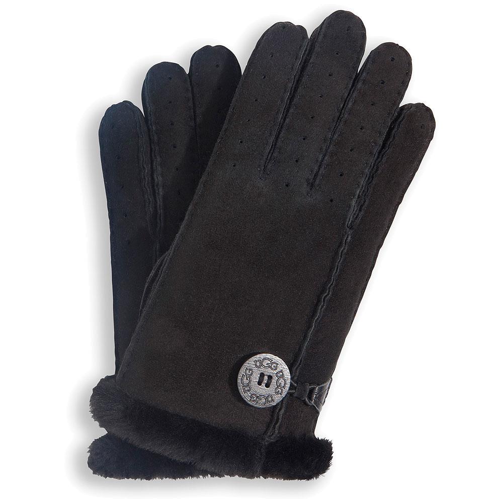 Black ugg mittens best sale