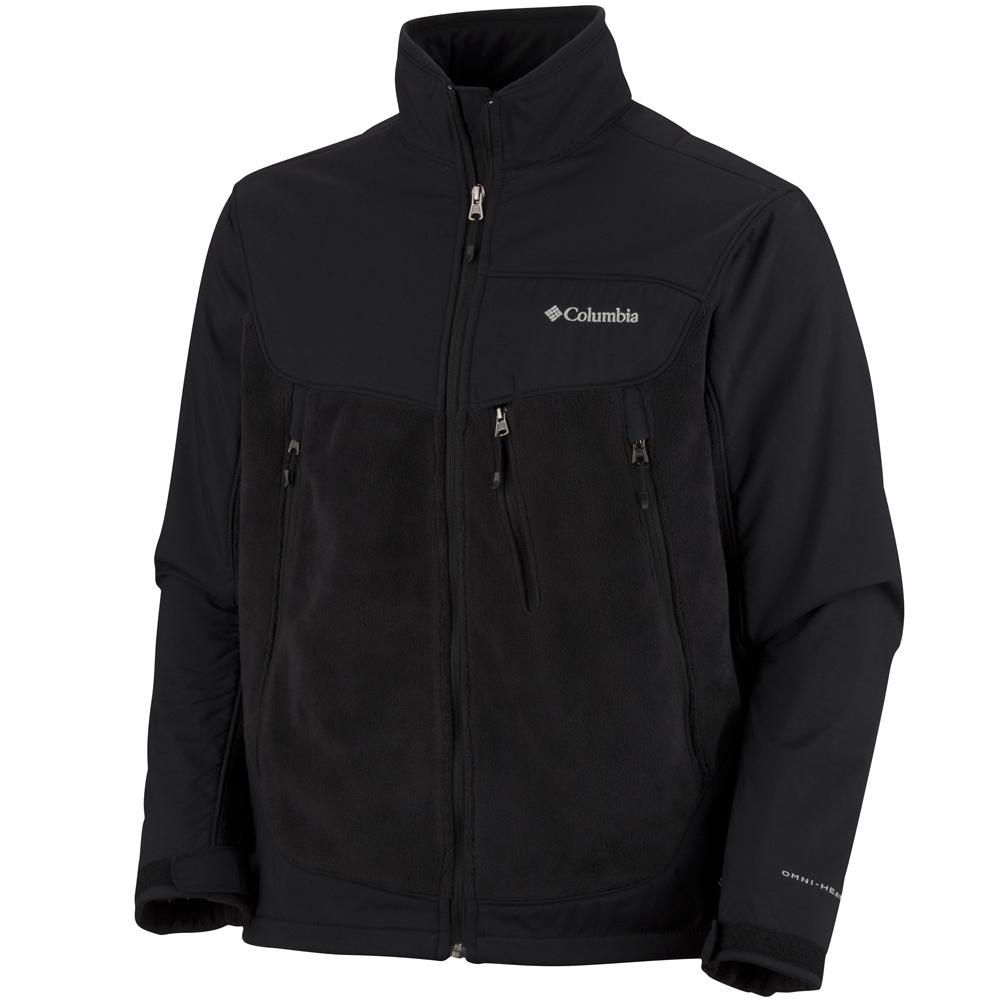 columbia omni heat fleece jacket men's