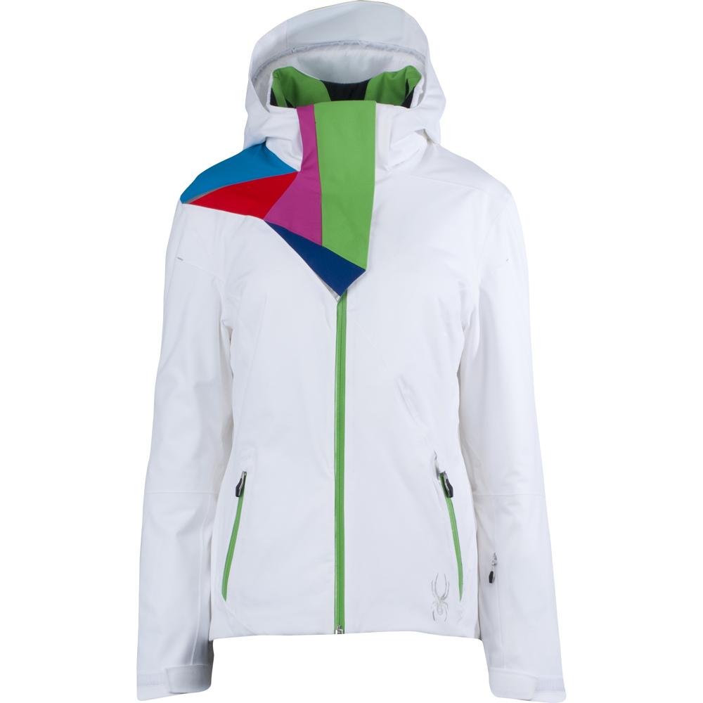 spyder ski jacket womens white
