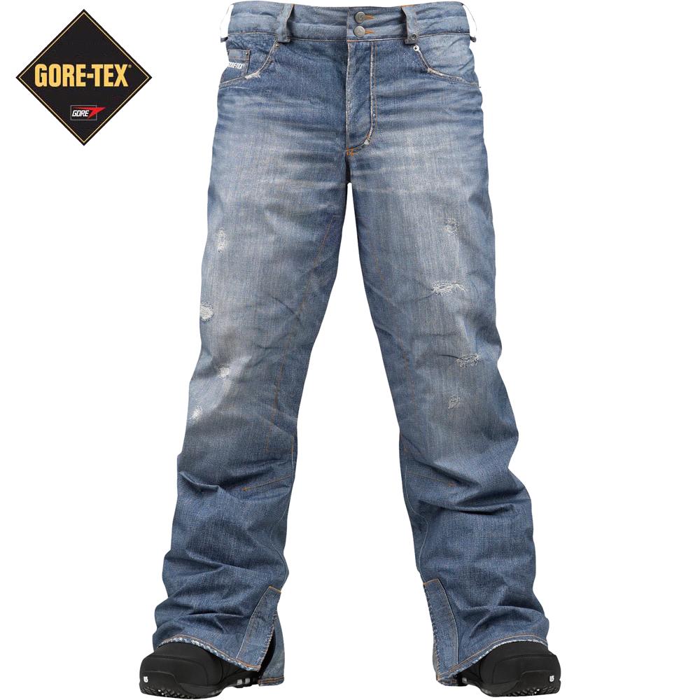 snow blue jeans