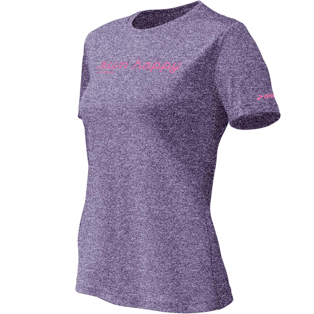 Brooks EZ T II Run Happy Running Shirt (Women's) Peter Glenn