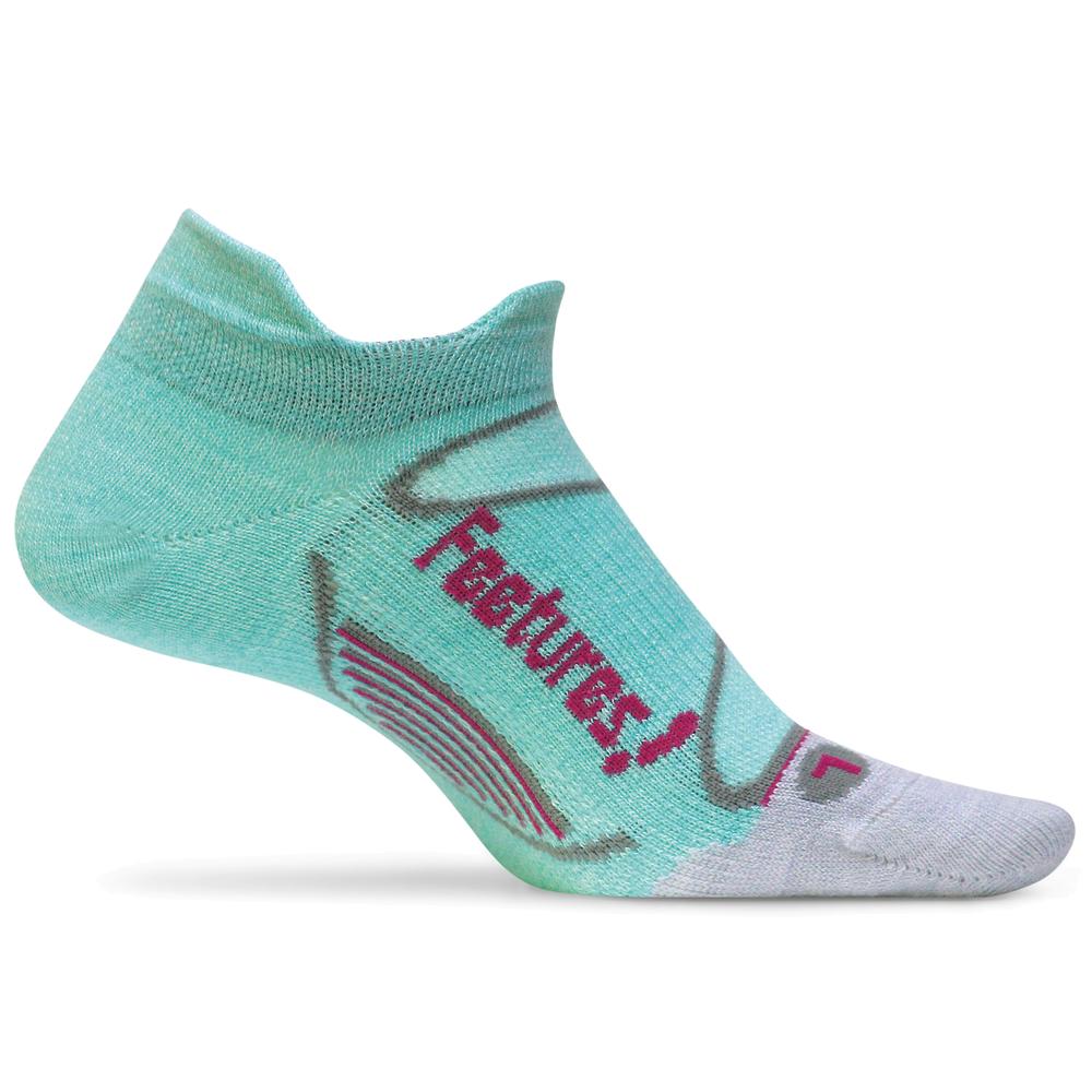 Feetures Elite Merino Ultra Light Cushion No Show Tab Running Socks