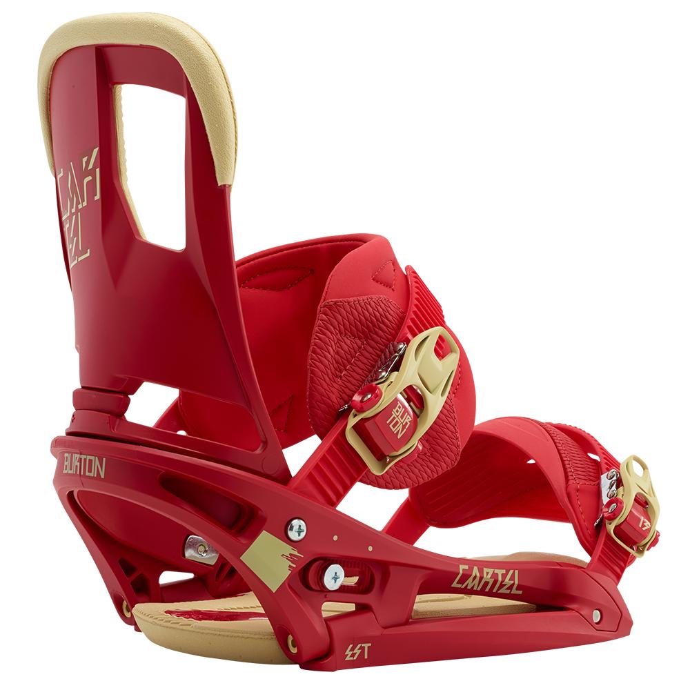 Burton Cartel Men's Snowboard Bindings – Re:Flex With Hammockstrap 2.0 For All-Mountain Riding