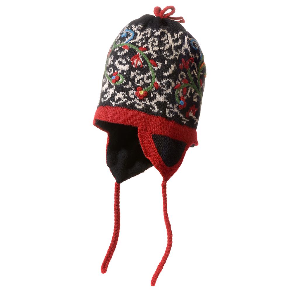 Sweet Turns Floral Earflap Hat (Women's) Peter Glenn