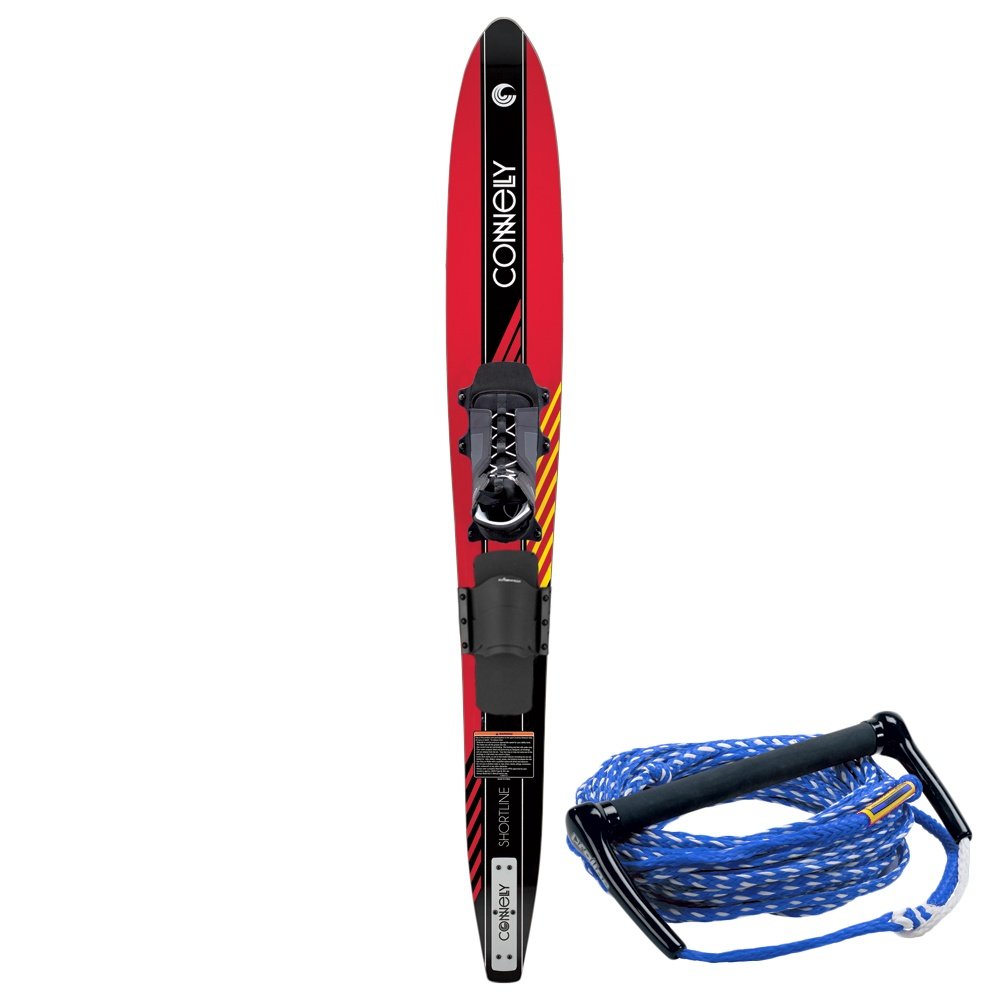 Connelly Shortline 67" Waterski with Swerve Binding, Rear Toe Piece, and Rope (Men's) Peter Glenn