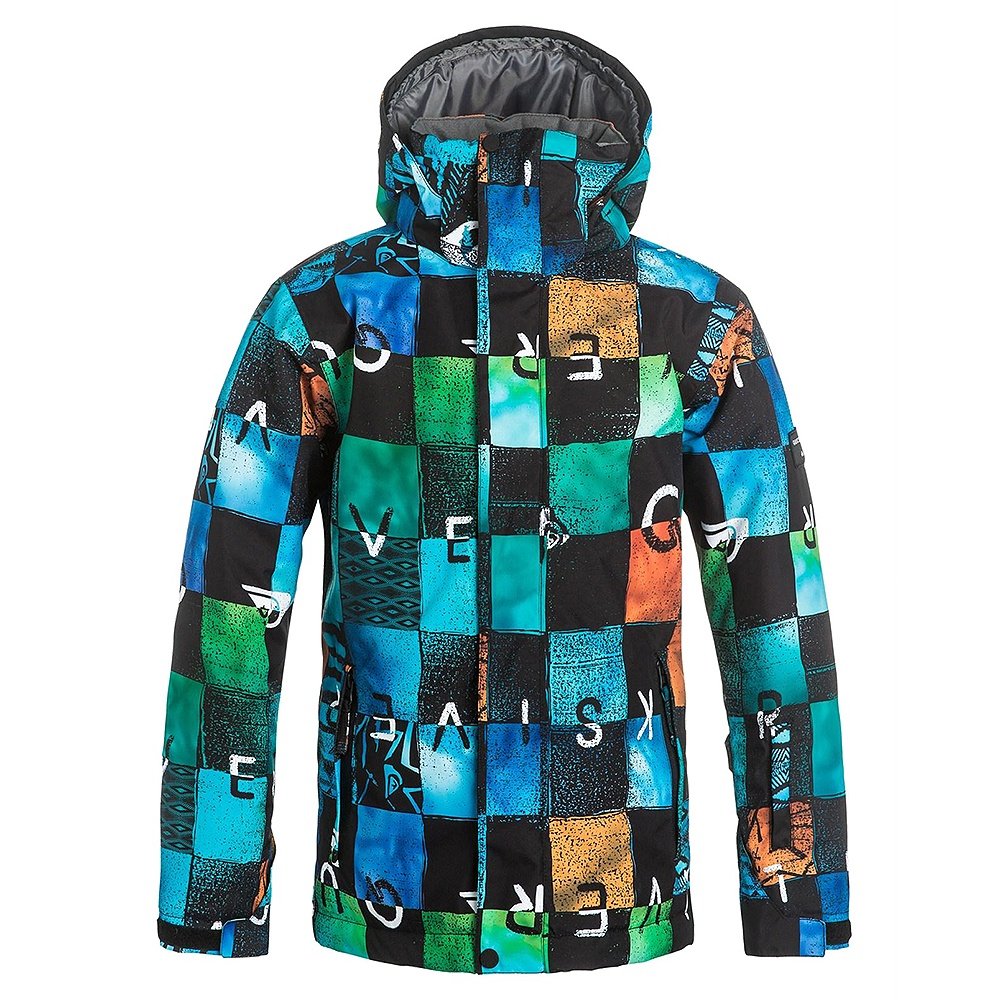 Quiksilver Mission Print Insulated Snowboard Jacket (Boys') Peter Glenn