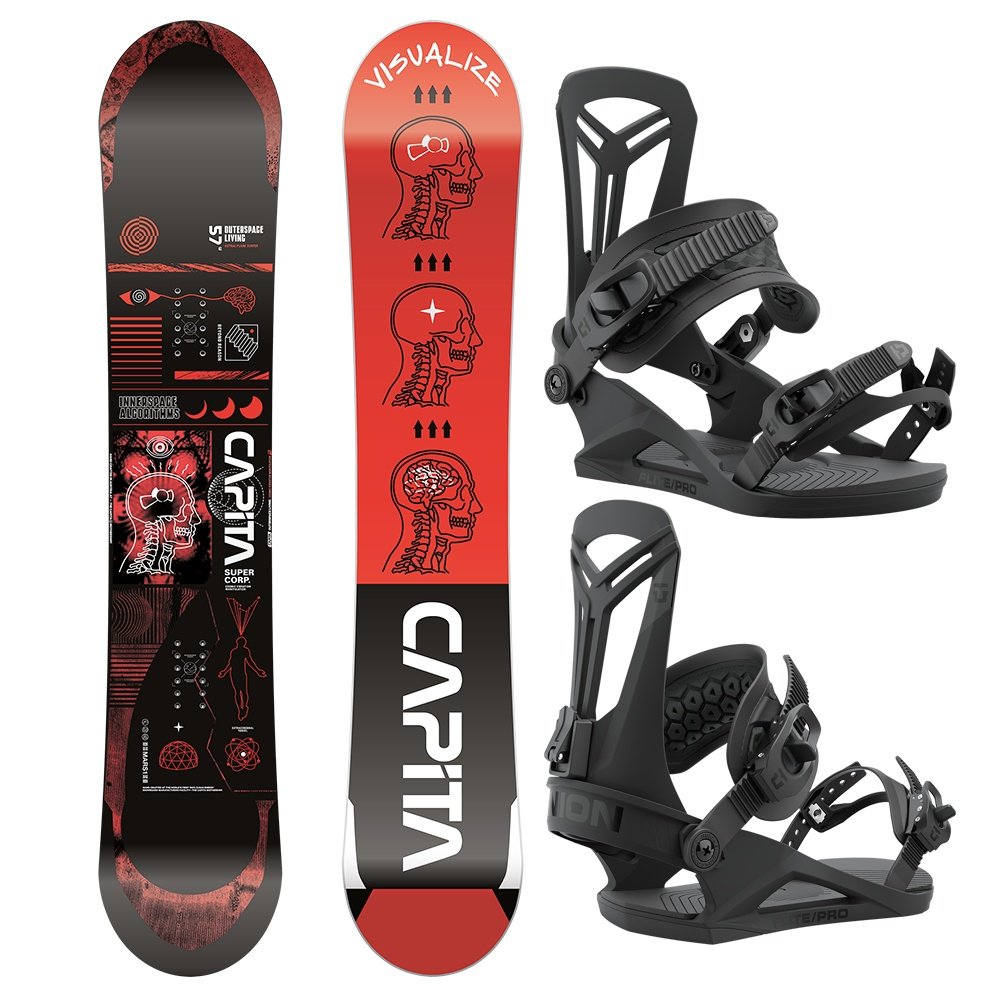 Capita Outerspace Living Wide Snowboard With Union Flite Pro Binding Men S Peter Glenn Capita Outerspace Living Wide Snowboard With Union Flite Pro Binding Men S Peter Glenn