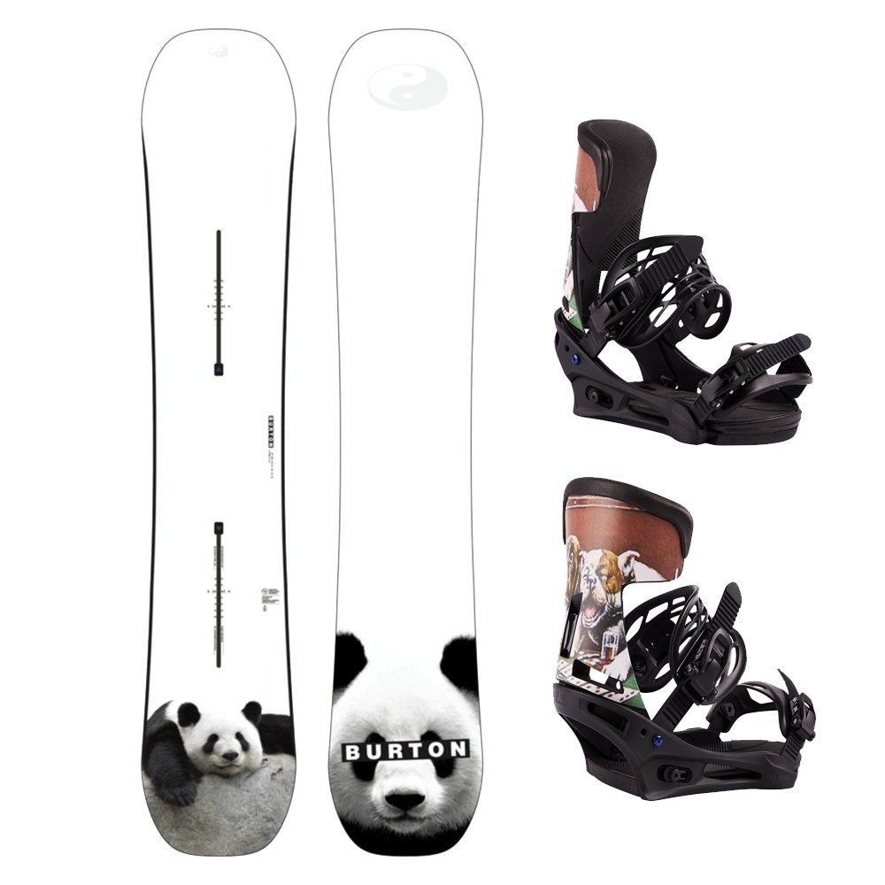 Burton Process Flying V Snowboard with Burton Cartel Mission Binding