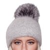 Harricana Vale Angora Beanie with Pom (Women's)