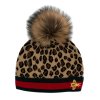 Peter Glenn Bee Leo Hat with Real Fur Pom (Women's)