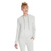River + Sky Rib Sleeve Lurex Hoodie (Women's)
