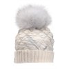 Harricana Puffer Beanie with Real Fur Pom (Women's)