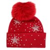 Peter Glenn My Stars Hat with Real Fur Pom (Women's)