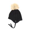 Chaos Sia Beanie with Faux Fur Pom (Girls')