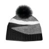 Peter Glenn Arrow Crystal with Real Fur Pom (Women's)