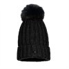 Goldbergh Una Beanie with Faux Fur Pom (Women's)